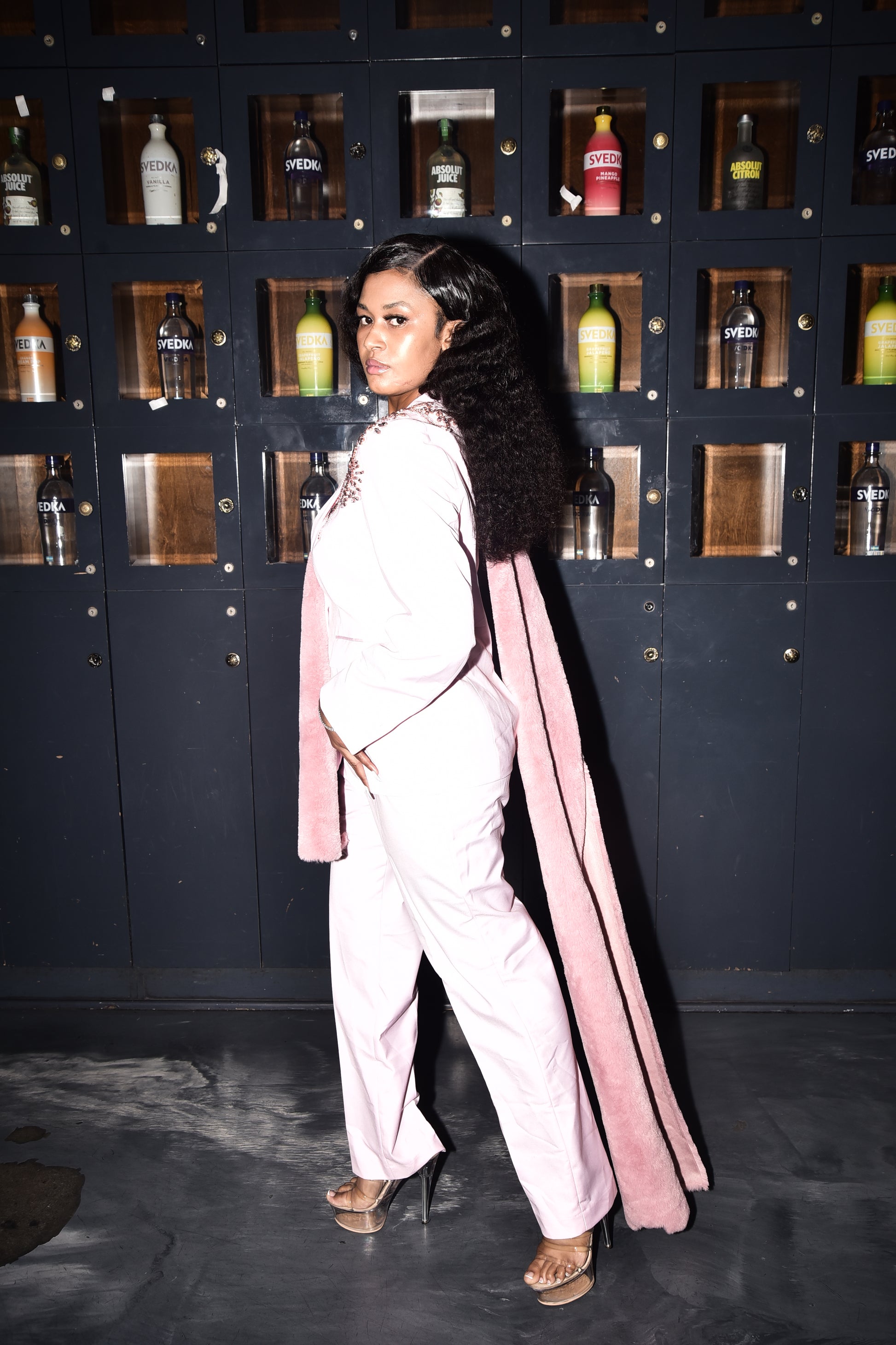 Pink Love Stoned Suit - Haus of Moss