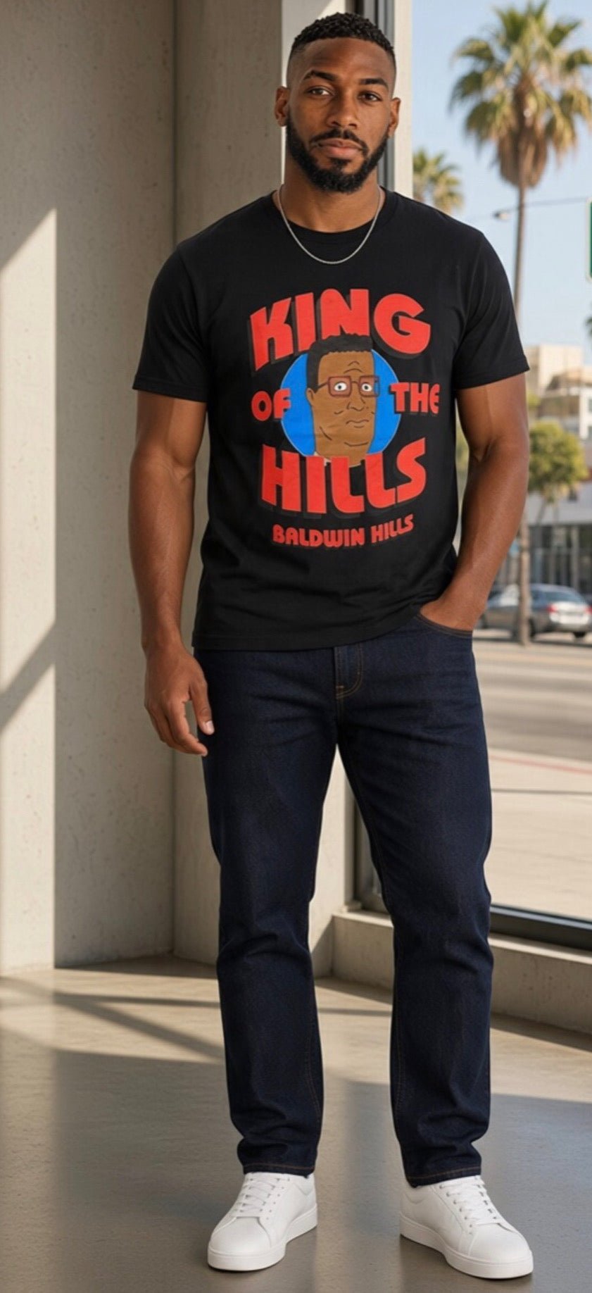 King of Baldwin Hills - Main Man Tee - Haus of Moss
